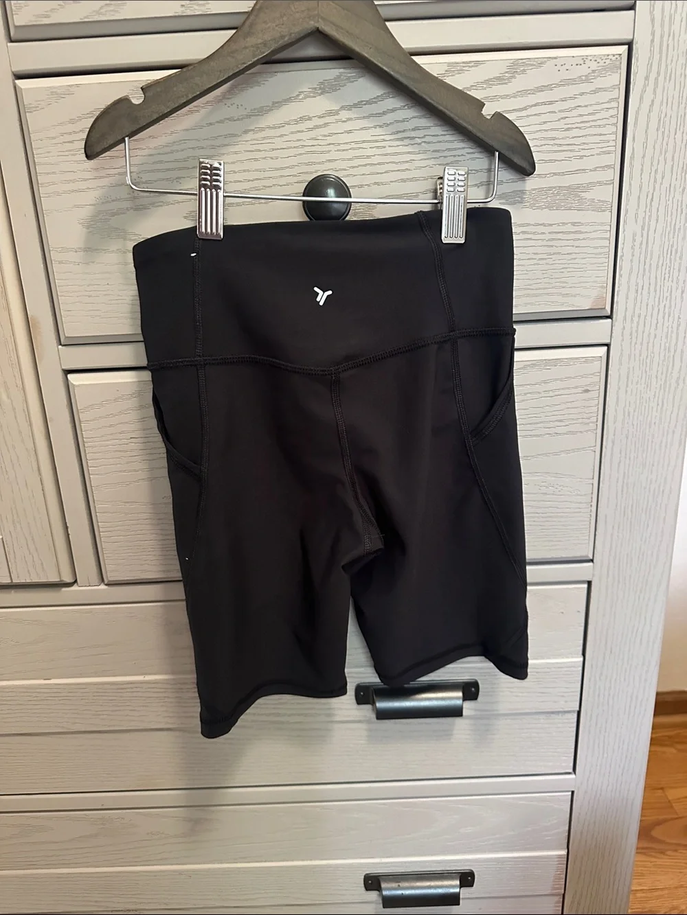 Girls Old Navy High-Rise Black Bike Shorts